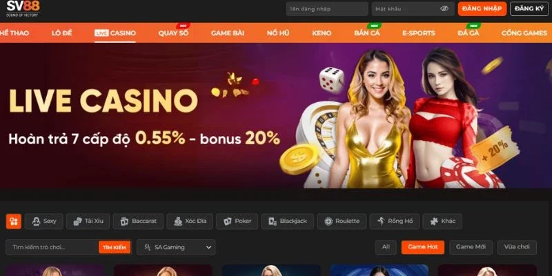 Top 3 đơn vị cung cấp dịch vụ nổi bật tại SV88