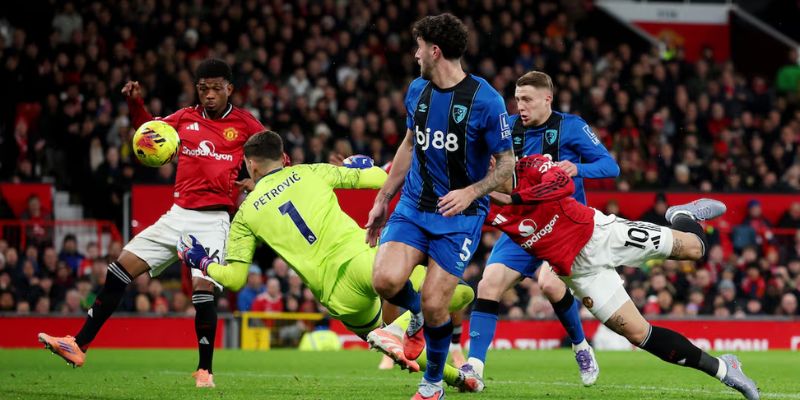 Bournemouth vs Manchester United đều muốn giành 3 điểm